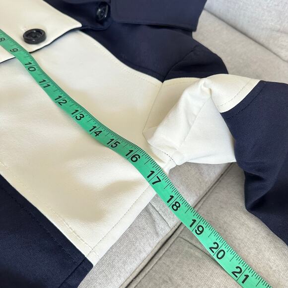 Kate Spade Blazer Rugby Striped Jacket Size 8 Nautical Classic - Picture 9 of 11